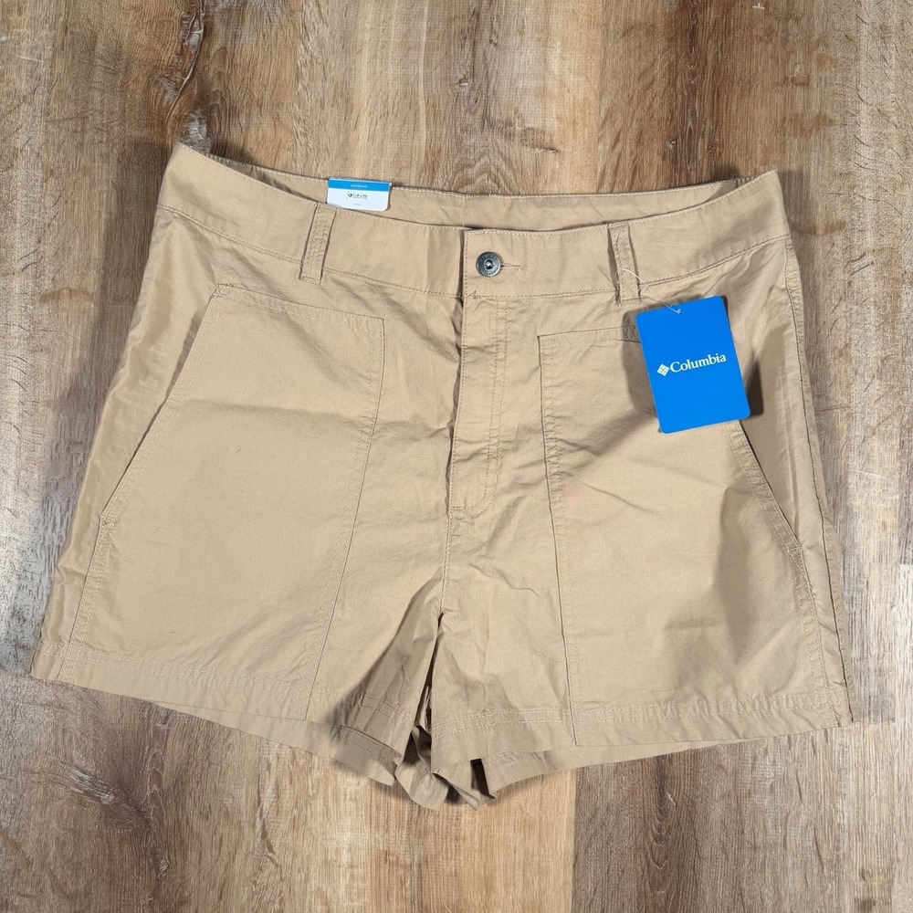 NEW Columbia Holly Hideaway Washed Out 3" Shorts Womens Size 14 SHORT $50